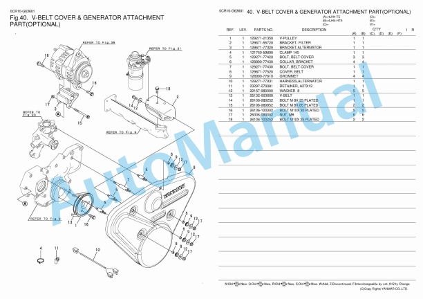 Yanmar 4JH4-TE, 4JH4-THE Parts Catalog 4 Yanmar 4JH4-TE, 4JH4-THE Parts Catalog - Image 4