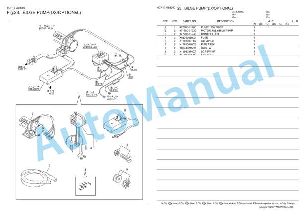 Yanmar 4JH4AE Diesel Engine Parts Catalog 2 Yanmar 4JH4AE Diesel Engine Parts Catalog - Image 2