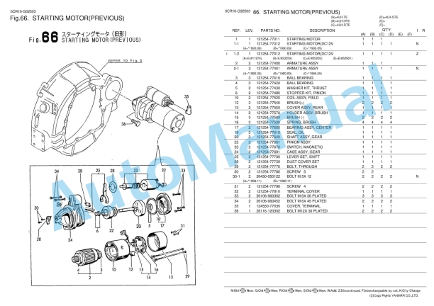 Yanmar 4LH-TE, 4LH-HTE, 4LH-DTE, 4LH-STE, KM5A Parts Catalog 3 Yanmar 4LH-TE, 4LH-HTE, 4LH-DTE, 4LH-STE, KM5A Parts Catalog - Image 3