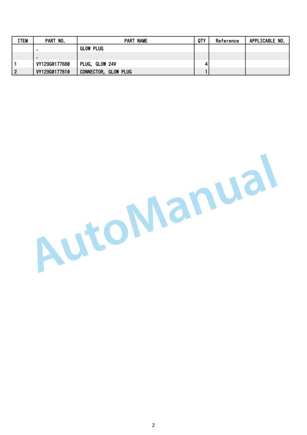Yanmar 4TN107FTT Diesel Engine Parts Catalog-5