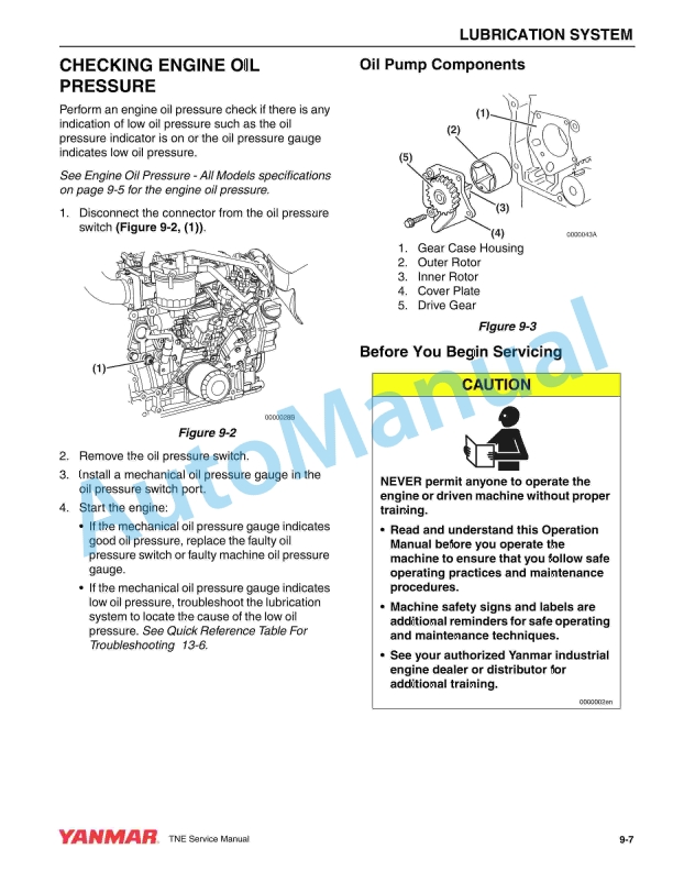 Yanmar 4TNE92-NMH, 4TNE92-NMHA, 4TNE98-NMH Service Manual 4 Yanmar 4TNE92-NMH, 4TNE92-NMHA, 4TNE98-NMH Service Manual - Image 4