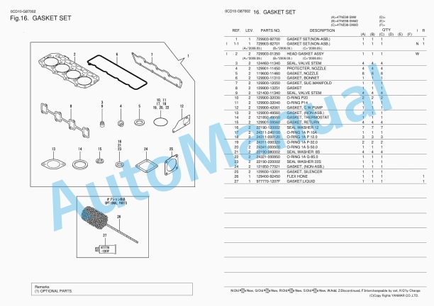Yanmar 4TNE98-SNM, 4TNE98-SNM2, 4TNE98-SNM3 Parts Catalog 5 Yanmar 4TNE98-SNM, 4TNE98-SNM2, 4TNE98-SNM3 Parts Catalog - Image 5