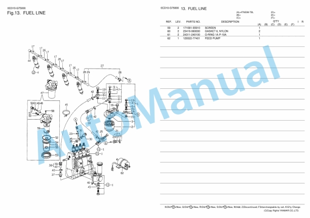 Yanmar 4TNE98-TBL Parts Catalog 3 Yanmar 4TNE98-TBL Parts Catalog - Image 3