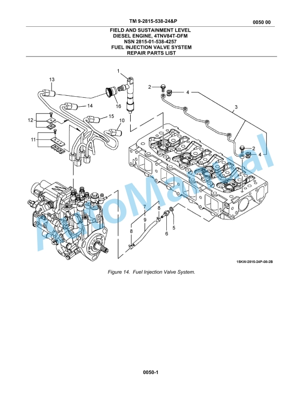 Yanmar 4TNV84T-DFM 4 Cylinder 2.0 Liter Technical Manual 5 Yanmar 4TNV84T-DFM 4 Cylinder 2.0 Liter Technical Manual - Image 5