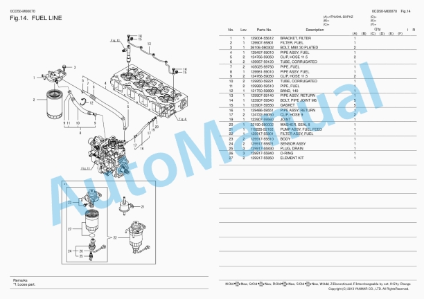 Yanmar 4TNV94L-BXPHZ Parts Catalog 4 Yanmar 4TNV94L-BXPHZ Parts Catalog - Image 4