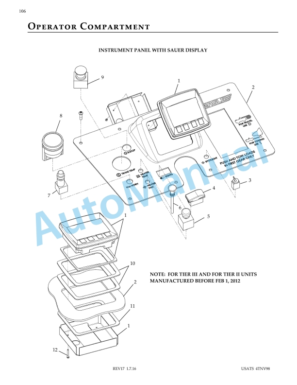 Yanmar 4TNV98 Tier II, Tier III Diesel Engine Model Parts And Service Manual-3