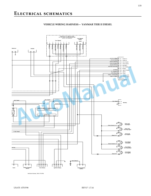 Yanmar 4TNV98 Tier II, Tier III Diesel Engine Model Parts And Service Manual-4
