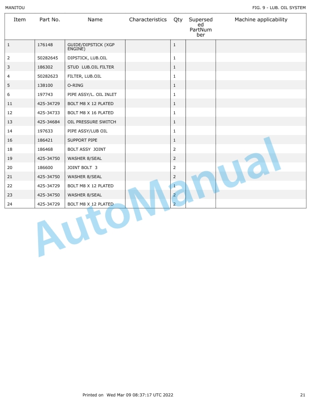 Yanmar 4TNV98-ZWBV1 Engine Parts Catalog 2 Yanmar 4TNV98-ZWBV1 Engine Parts Catalog - Image 2