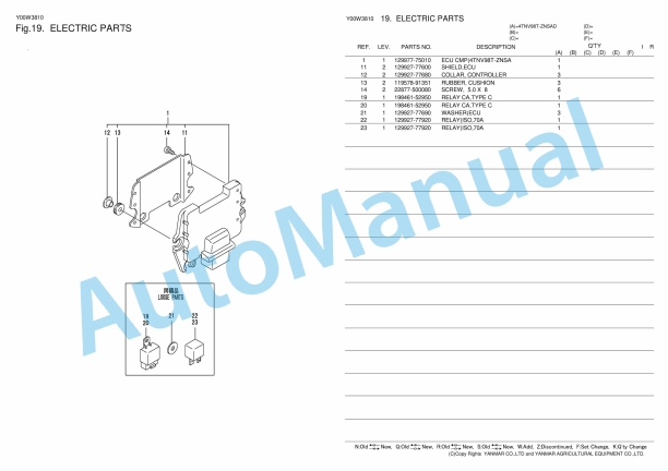 Yanmar 4TNV98T-ZNSAD Parts Catalog-4