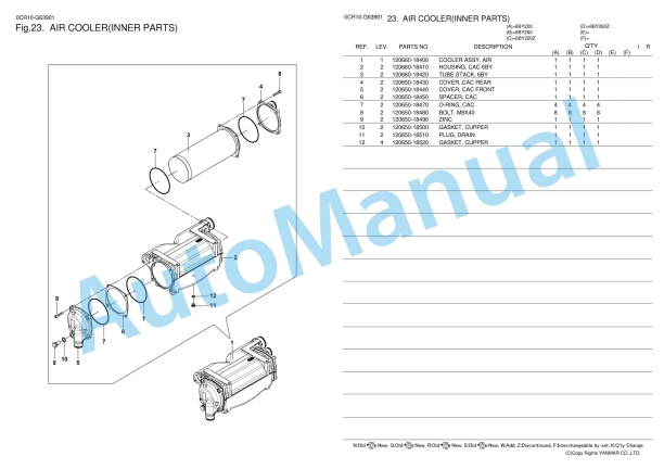Yanmar 6BY Series Diesel Engine Parts Catalog 2 Yanmar 6BY Series Diesel Engine Parts Catalog - Image 2