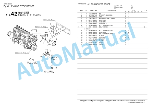Yanmar 6CXM-GTE, 6CXM-GTE2 Parts Catalog 4 Yanmar 6CXM-GTE, 6CXM-GTE2 Parts Catalog - Image 4