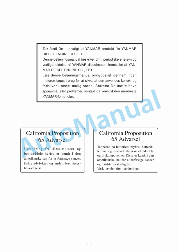 Yanmar 6LPA-DT(Z)P, 6LPA-ST(Z)P Marine Diesel Engine Operation Manual 4 Yanmar 6LPA-DT(Z)P, 6LPA-ST(Z)P Marine Diesel Engine Operation Manual - Image 4