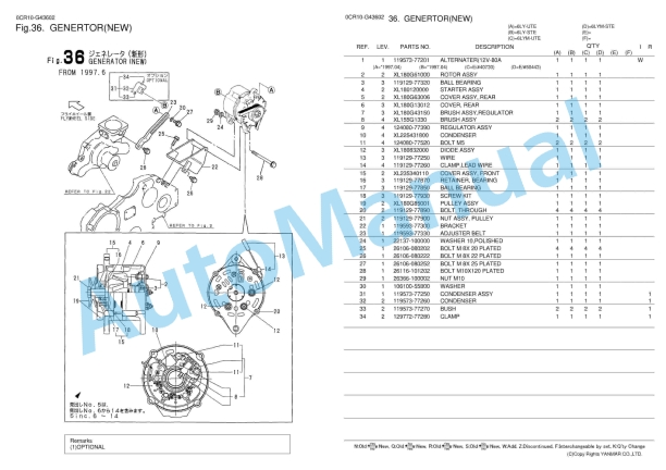 Yanmar 6LY-UTE, 6LYM-UTE, 6LY-STE, 6LYM-STE Parts Catalog 3 Yanmar 6LY-UTE, 6LYM-UTE, 6LY-STE, 6LYM-STE Parts Catalog - Image 3