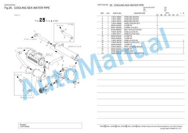 Yanmar 6LY2-STE, 6LY2A-STP Parts Catalog 2 Yanmar 6LY2-STE, 6LY2A-STP Parts Catalog - Image 2