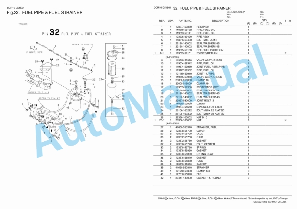 Yanmar 6LY2-STE, 6LY2A-STP Parts Catalog 3 Yanmar 6LY2-STE, 6LY2A-STP Parts Catalog - Image 3