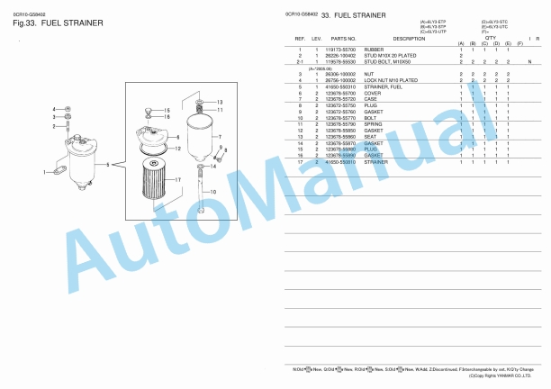 Yanmar 6LY3-ETP, 6LY3-STP, 6LY3-UTP, 6LY3-STC, 6LY3-UTC Parts Catalog 3 Yanmar 6LY3-ETP, 6LY3-STP, 6LY3-UTP, 6LY3-STC, 6LY3-UTC Parts Catalog - Image 3