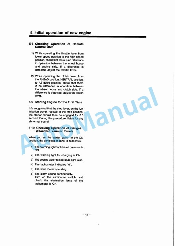 Yanmar 6LY(M)-UTE, 6LY(M)-UTEHD, 6LY(M)-STE Diesel Engine Operation Manual-2