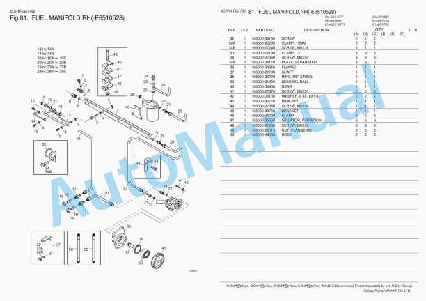 Yanmar 6SY-STP, 6SY655, 6SY-STP2, 6SY650, 6SY720, 6SY750 Diesel Engine Parts Catalog 3 Yanmar 6SY-STP, 6SY655, 6SY-STP2, 6SY650, 6SY720, 6SY750 Diesel Engine Parts Catalog - Image 3