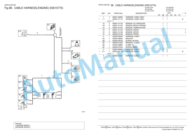 Yanmar 6SY-STP, 6SY655, 6SY-STP2, 6SY650, 6SY720, 6SY750 Diesel Engine Parts Catalog 5 Yanmar 6SY-STP, 6SY655, 6SY-STP2, 6SY650, 6SY720, 6SY750 Diesel Engine Parts Catalog - Image 5