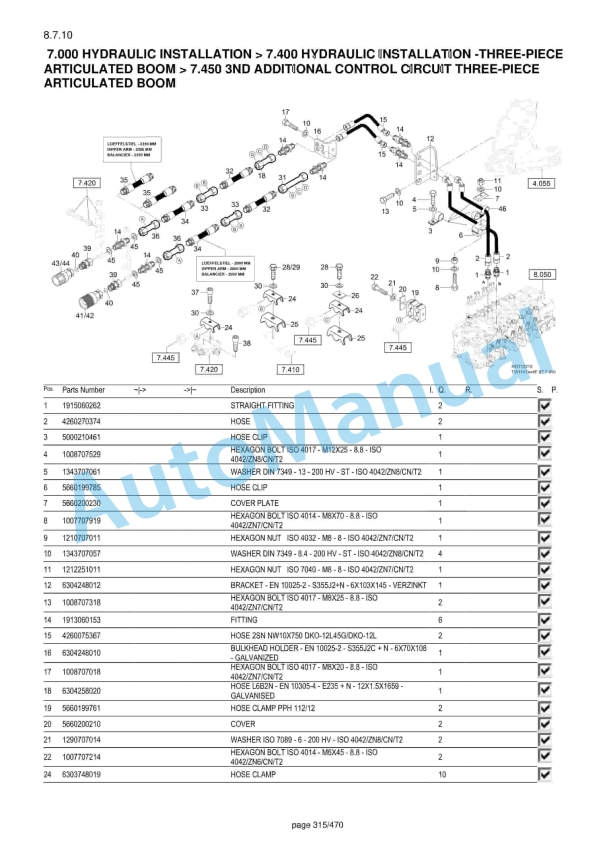 Yanmar B110W V2 Wheeled Excavator Parts Catalog-3