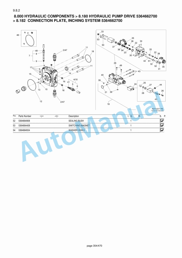 Yanmar B110W V2 Wheeled Excavator Parts Catalog-4