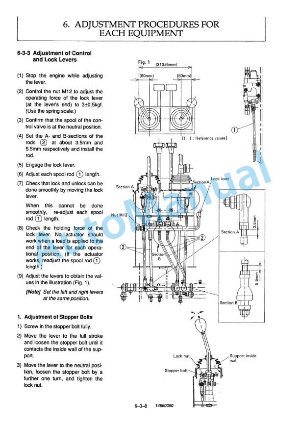 Yanmar B12, B17 Excavator Service Manual 5 Yanmar B12, B17 Excavator Service Manual - Image 5