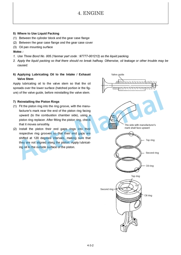 Yanmar B15(US) Excavator Service Manual 2 Yanmar B15(US) Excavator Service Manual - Image 2