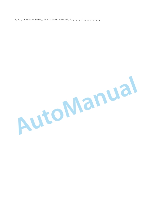 Yanmar B1U-1 Crawler Backhoe Parts Catalog Y00K3651 4 Yanmar B1U-1 Crawler Backhoe Parts Catalog Y00K3651 - Image 4