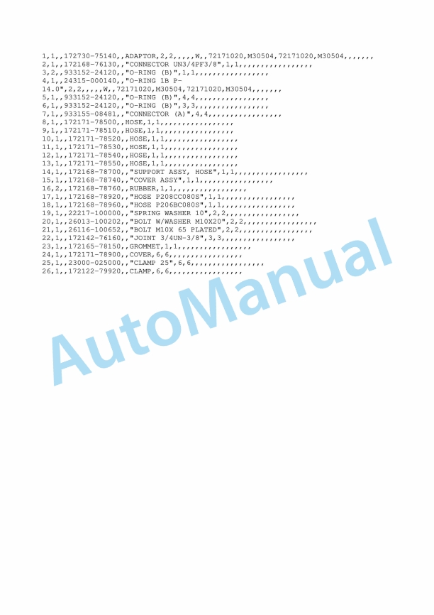 Yanmar B22-2 Crawler Backhoe Parts Catalog 5 Yanmar B22-2 Crawler Backhoe Parts Catalog - Image 5