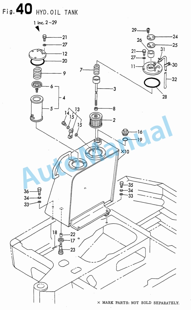 Yanmar B22-2 Crawler Backhoe Parts Catalog Y00S3351 4 Yanmar B22-2 Crawler Backhoe Parts Catalog Y00S3351 - Image 4