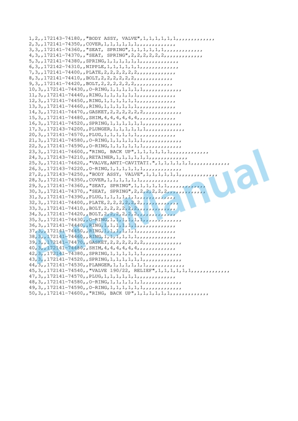 Yanmar B22 Crawler Backhoe Parts Catalog-4