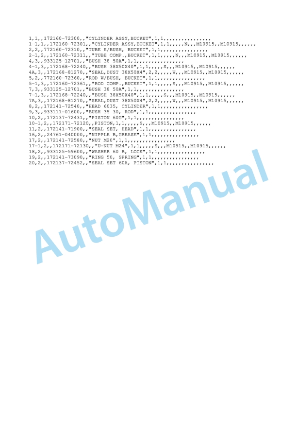 Yanmar B25, B25-1 Crawler Backhoe Parts Catalog Y00K2651 2 Yanmar B25, B25-1 Crawler Backhoe Parts Catalog Y00K2651 - Image 2
