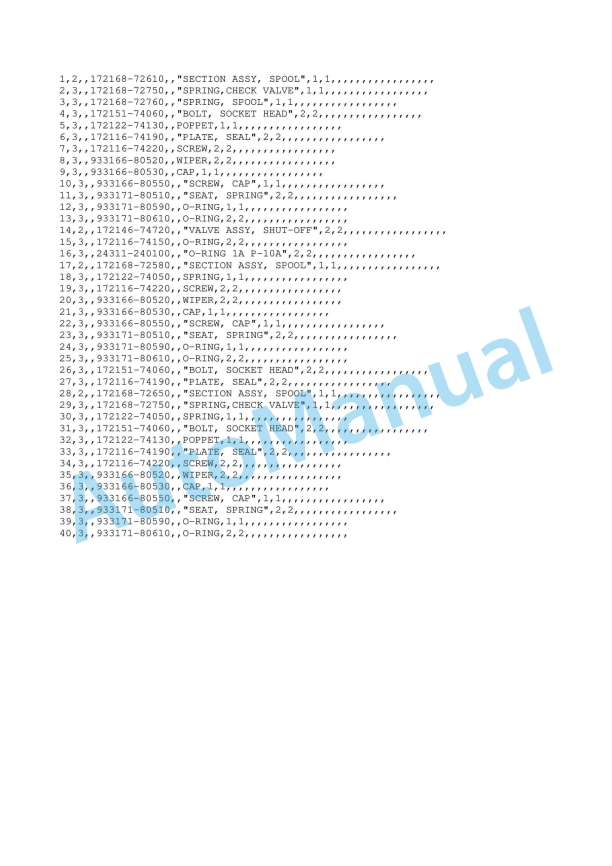Yanmar B27-2 Crawler Backhoe Parts Catalog Y00S3231 3 Yanmar B27-2 Crawler Backhoe Parts Catalog Y00S3231 - Image 3