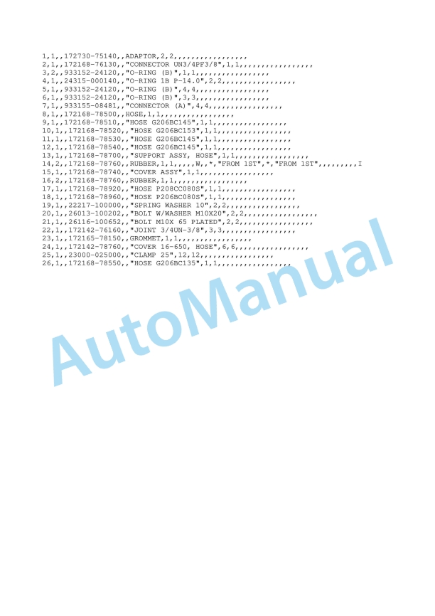 Yanmar B27-2 Crawler Backhoe Parts Catalog Y00S3231 5 Yanmar B27-2 Crawler Backhoe Parts Catalog Y00S3231 - Image 5
