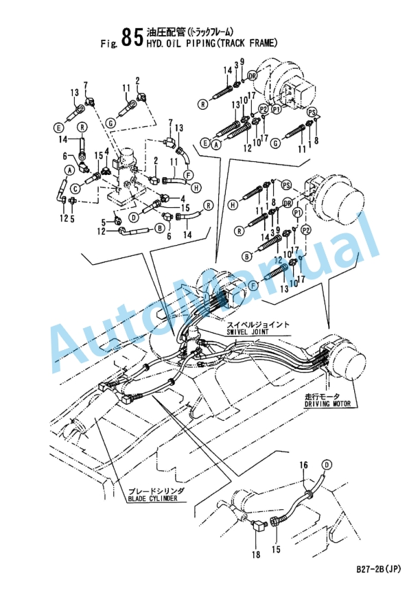 Yanmar B27-2B Crawler Backhoe Parts Catalog Y00K3411 5 Yanmar B27-2B Crawler Backhoe Parts Catalog Y00K3411 - Image 5