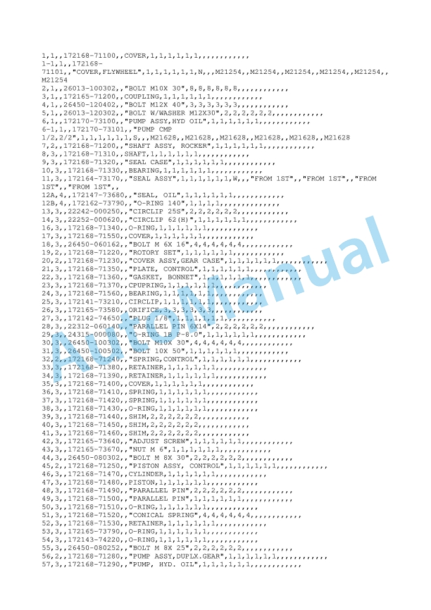 Yanmar B37-2 Crawler Backhoe Parts Catalog Y00K2821 2 Yanmar B37-2 Crawler Backhoe Parts Catalog Y00K2821 - Image 2