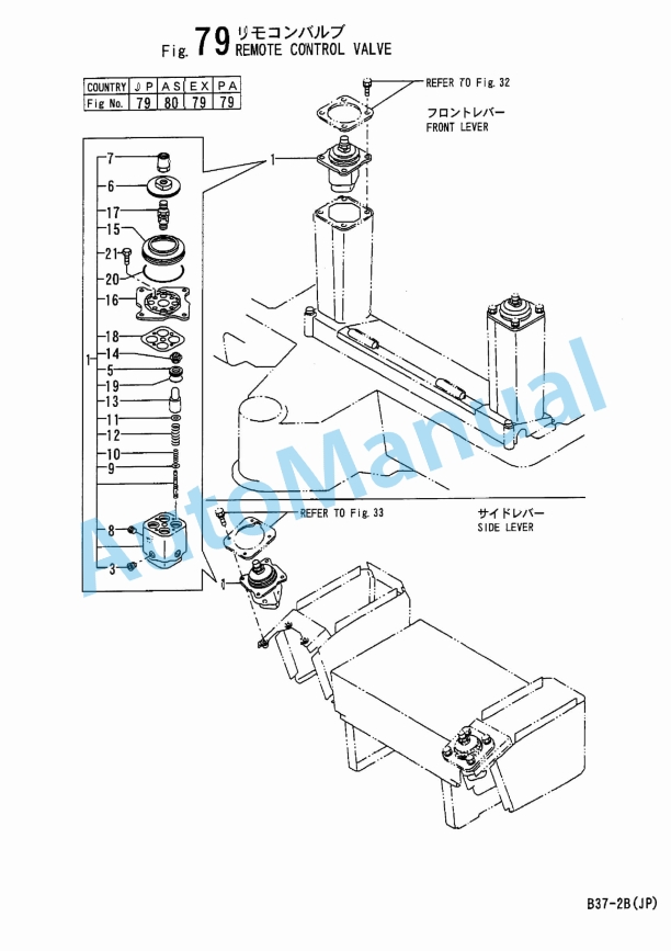 Yanmar B37-2B Crawler Backhoe Parts Catalog Y00K3421 3 Yanmar B37-2B Crawler Backhoe Parts Catalog Y00K3421 - Image 3