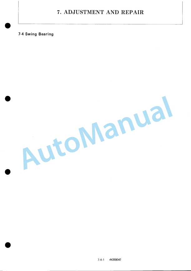 Yanmar B37V Excavator Service Manual 5 Yanmar B37V Excavator Service Manual - Image 5