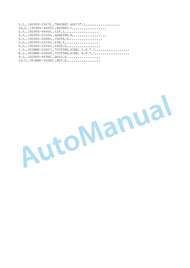 Yanmar B4U-1 Crawler Backhoe Parts Catalog Y00K3701 4 Yanmar B4U-1 Crawler Backhoe Parts Catalog Y00K3701 - Image 4