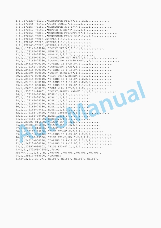 Yanmar B50-2 Crawler Backhoe Parts Catalog Y00K2781 4 Yanmar B50-2 Crawler Backhoe Parts Catalog Y00K2781 - Image 4