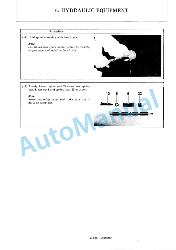 Yanmar B50-2B, B50-2BUS Excavator Service Manual 2 Yanmar B50-2B, B50-2BUS Excavator Service Manual - Image 2