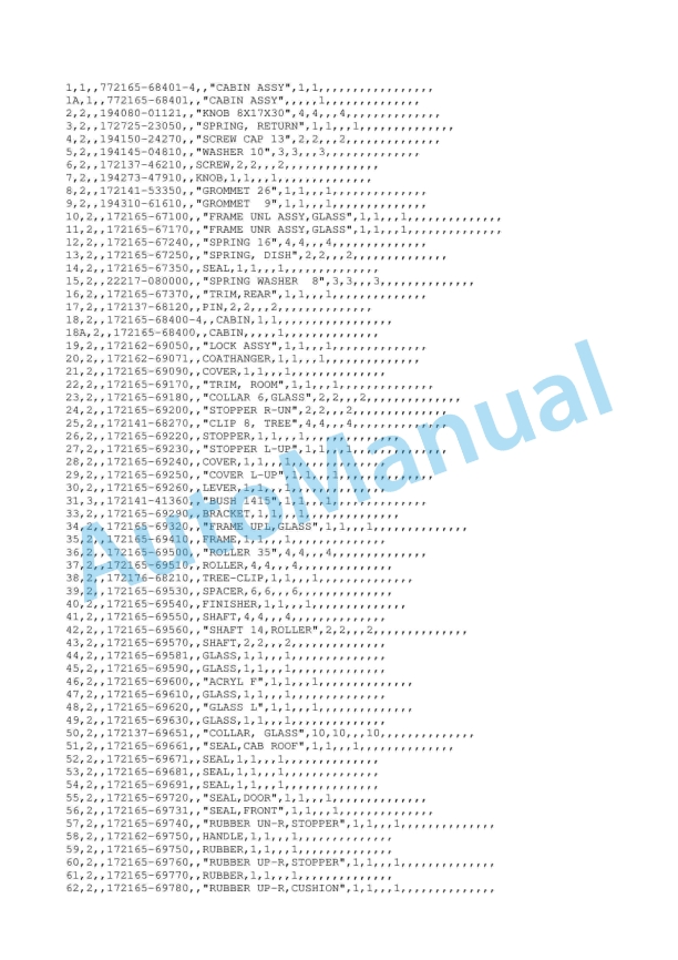 Yanmar B50-2B Crawler Backhoe Parts Catalog Y00K3462 2 Yanmar B50-2B Crawler Backhoe Parts Catalog Y00K3462 - Image 2