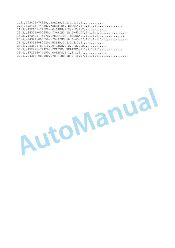 Yanmar B50-2B Crawler Backhoe Parts Catalog Y00K3462 3 Yanmar B50-2B Crawler Backhoe Parts Catalog Y00K3462 - Image 3