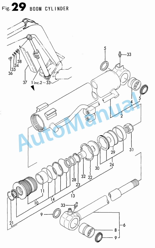 Yanmar B50, B50-1 Crawler Backhoe Parts Catalog Y00S3091-2