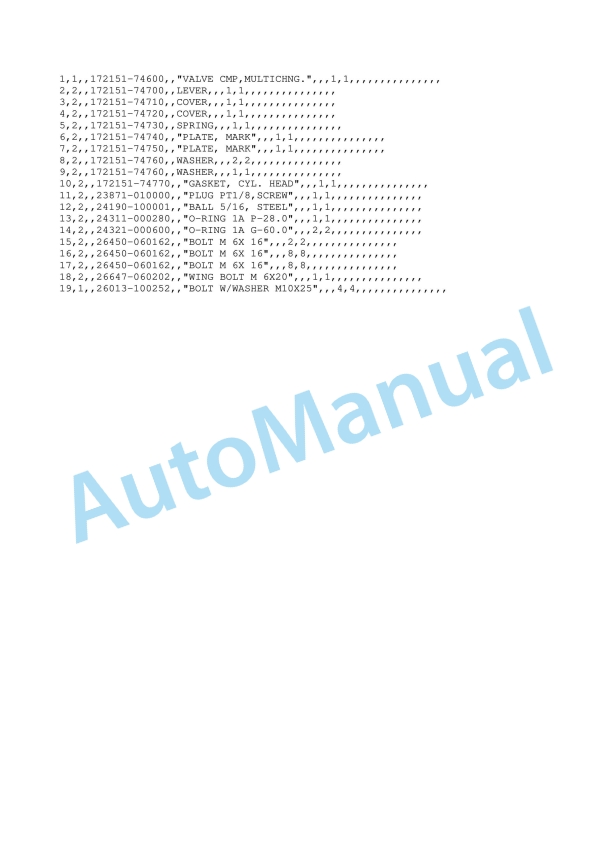 Yanmar B50-P(R), B50-C(R) Crawler Backhoe Parts Catalog-3