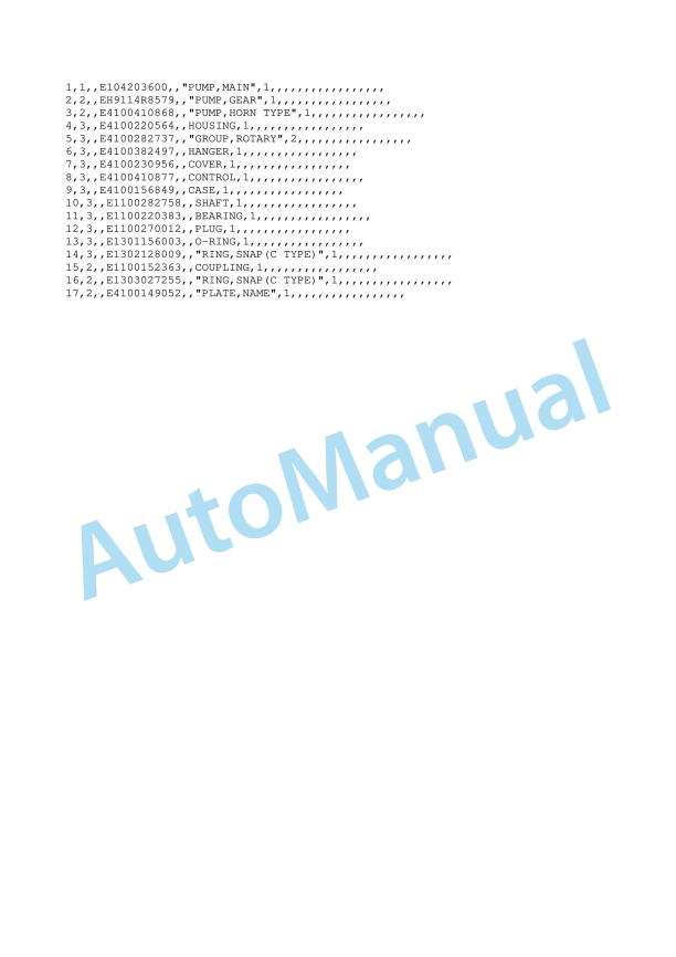 Yanmar B50W, B50W-1 Wheel Excavator Parts Catalog Y00S3381-2