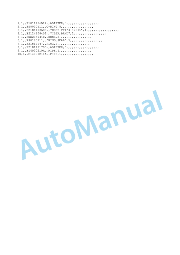 Yanmar B55W-1 Wheel Excavator Parts Catalog Y00S4311-2