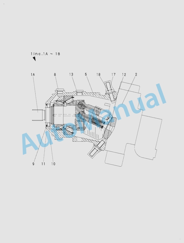 Yanmar B55W-1 Wheel Excavator Parts Catalog Y00S4311-3