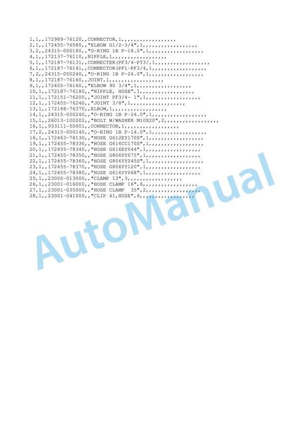 Yanmar B7-5 Crawler Backhoe Parts Catalog Y00S4190 5 Yanmar B7-5 Crawler Backhoe Parts Catalog Y00S4190 - Image 5