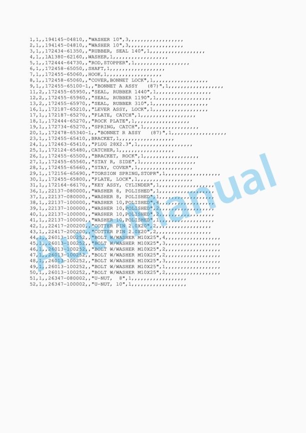 Yanmar B7-5A Crawler Backhoe Parts Catalog Y00S4320 2 Yanmar B7-5A Crawler Backhoe Parts Catalog Y00S4320 - Image 2